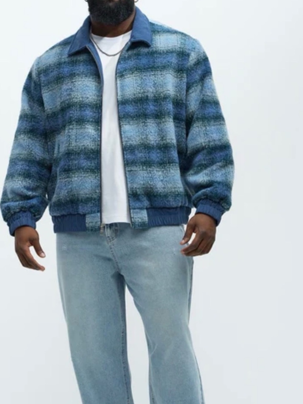 Fashion Nova Men's A trip outside mohair Jacket. XXXL. NWT - Picture 2 of 7